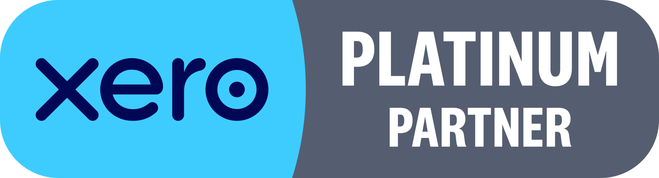 Xero Platinum Partner logo blue